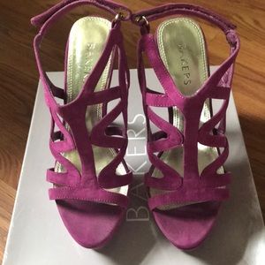 Bakers “Rayne” purple heels
